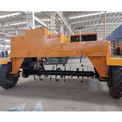 2000 mm πλάτος εργασίας λιπασμός λιπασμός Windrow Turner προηγμένη τεχνολογία απομάκρυνσης οσμών