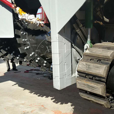 2500 KG Επαγγελματική ζύμωση κοτόπουλο κοπριά λιπασμό Turner λιπαστικό blender