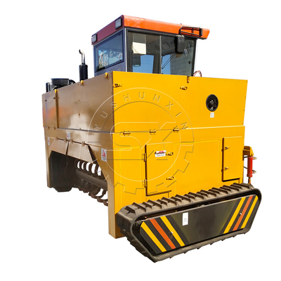 Μηχανή ανάμειξης κομποστοειδών Turner Crawler Walking Organic Fertilizer Μηχανή στροφής κομποστοειδών