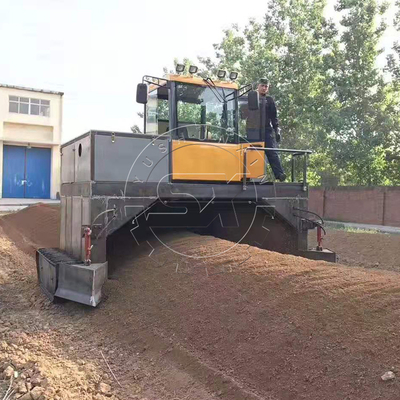 Μηχανή ανάμειξης κομποστοειδών Turner Crawler Walking Organic Fertilizer Μηχανή στροφής κομποστοειδών