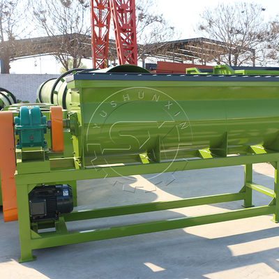880KG NPK υλικό YSX μονόξυλο οργανικό λιπάσμα οριζόντια μηχανή μίγματος