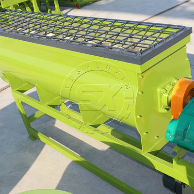 880KG NPK υλικό YSX μονόξυλο οργανικό λιπάσμα οριζόντια μηχανή μίγματος
