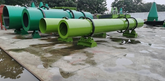 1000-30000kg/h Δυνατότητα εξατμίσματος Στρογγυλοξηρατήρας κοπριάς πουλερικών με θέρμανση με αέρα