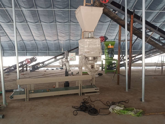 Μηχανή συσκευασίας λιπασμάτων τύπου YSX 20-50kgs με ισχύ 1.5kw Air Press