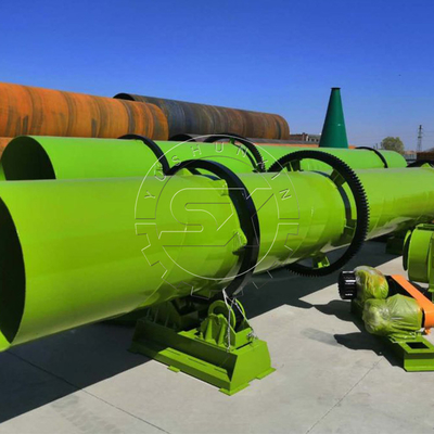 380v YSX Double Roller Fertilizer Granulator Machine με στεγνωτήρα τύμπανου και γωνία εγκατάστασης 3-5