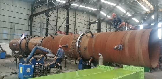 YSX 1-20 tph περιστρεφόμενος στεγνωτής για την ξήρανση υλικού βιομάζας σε βιομηχανικές εφαρμογές