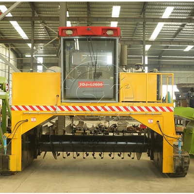 12000 KG YSX Popular Crawler Type Compost Turning Machine για τη ζύμωση του κομποστοποίησης