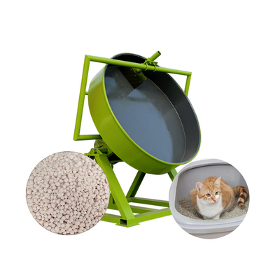 Μεγάλη απόδοση εργασίας Bentonite Cat Litter Granulator Disc Granule Making Machine