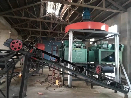 2000 kg/ώρα Απόδοση YSX NPK Δύο ρόλους κόκκων/συσσωρευτής για την μέθοδο ξηρής κόκκωσης