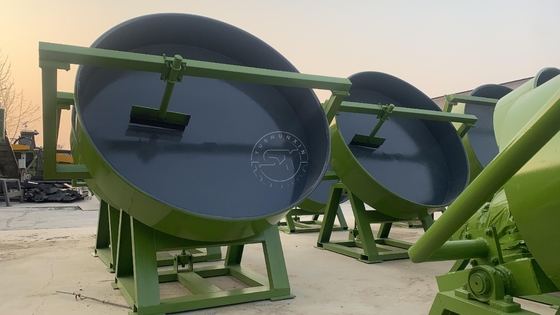 10 Σταθερή απόδοση YSX δίσκος Granulator για 1-6 t/h παραγωγική ικανότητα λιπασμάτων