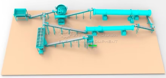 1.5kW δίσκος Granulator για YSX γάτα Litter Bentonite Granule Manufacturing Machine