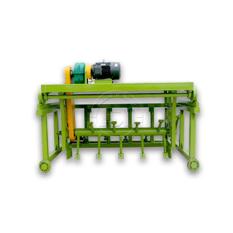1.5kw κινητής μηχανής τύπου αυλαίας μετατροπέας λιπασμάτων για επεξεργασία μικρής κοτονοστοιχίας