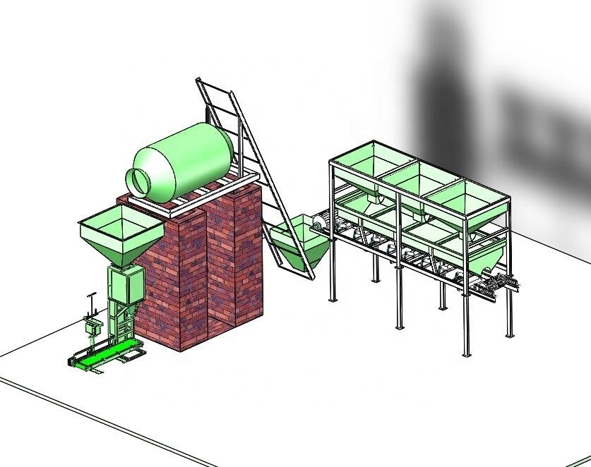 Συσκευές ανάμειξης λιπασμάτων BB 1500 KG για την παραγωγή χύδης