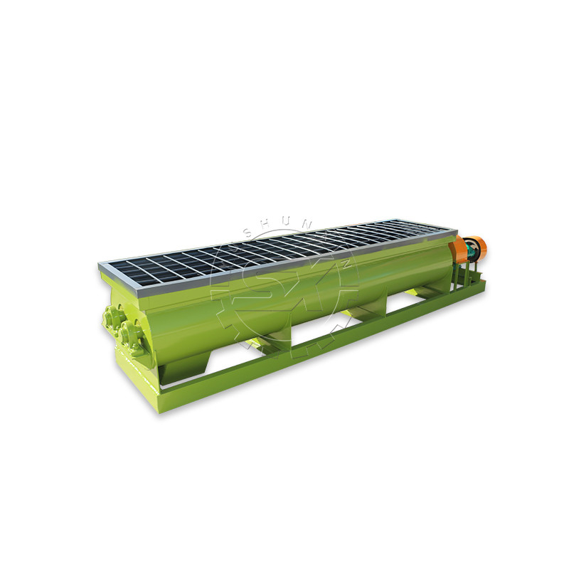 Ομοιόμορφη συσκευή ανάμιξης YSX Twin Shaft Mixer Fertilizer για χωρητικότητα 5-10t/h